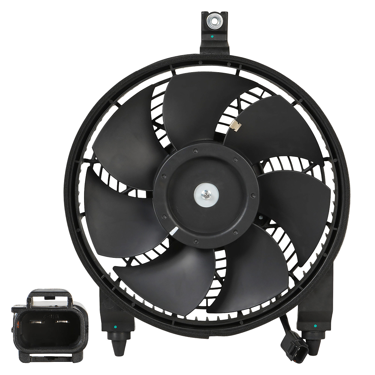 Электровентилятор кондиционера для автомобилей Toyota Land Cruiser 200 (07-)/Lexus LX 570 (07-) (с кожухом)