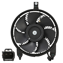 Электровентилятор кондиционера для автомобилей Toyota Land Cruiser 200 (07-)/Lexus LX 570 (07-) (с кожухом)