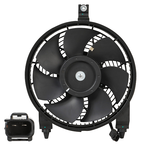 Электровентилятор кондиционера для автомобилей Toyota Land Cruiser 200 (07-)/Lexus LX 570 (07-) (с кожухом)