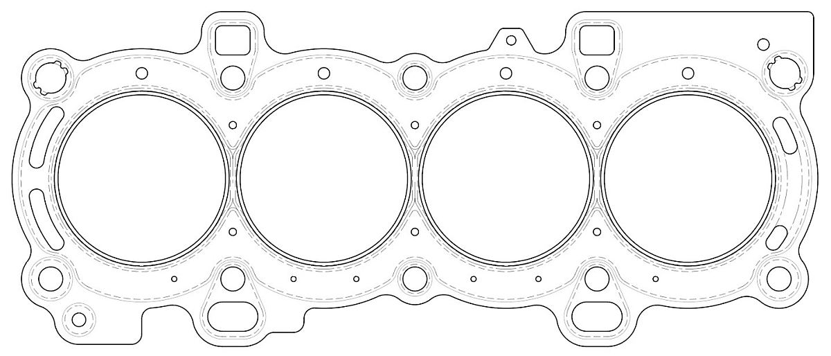 Прокладка ГБЦ для а/м Ford Focus II (05-) 1.6i [HXDA] (до 2007)