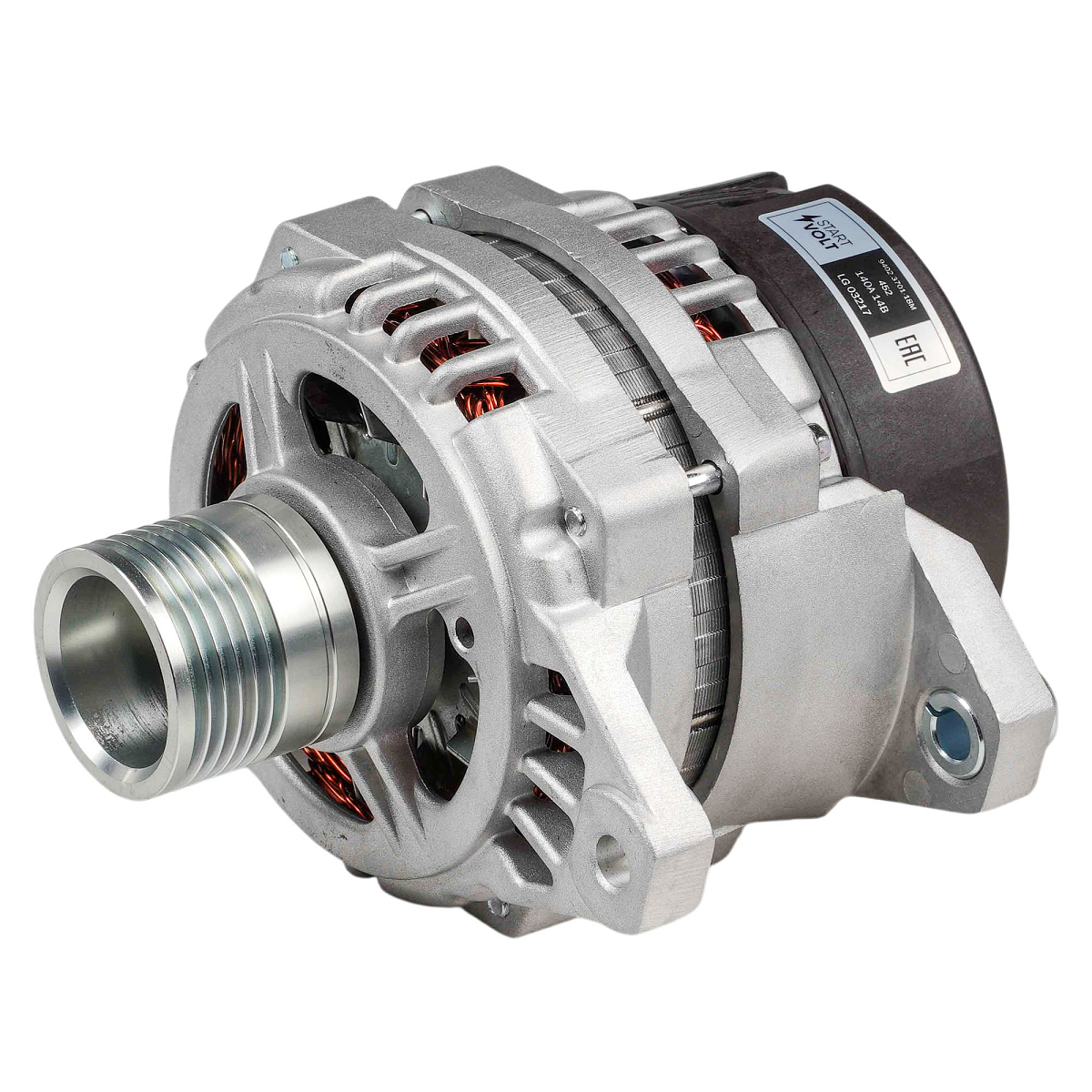 Генератор для автомобилей Газель Бизнес c дв. УМЗ-4216/Evotech 2.7 (поликлиновой) 140A