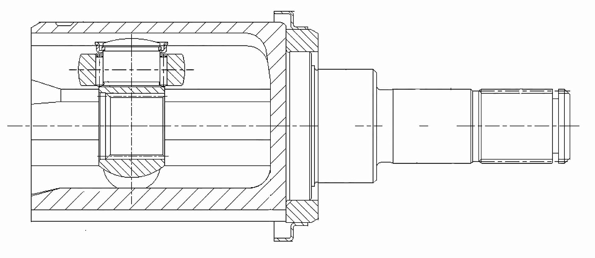ШРУС внутренний задний для автомобилей Honda CR-V (12-) 2.4i 4WD