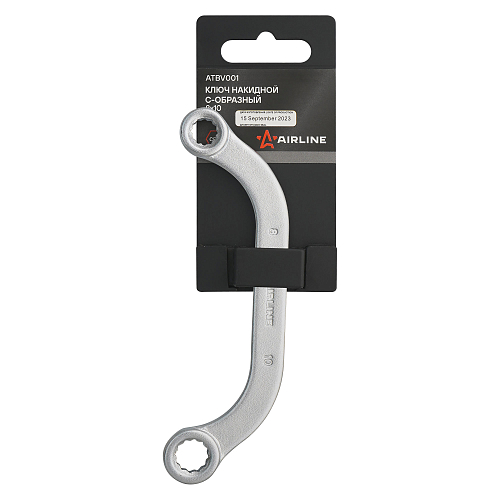 Ключ накидной С-образный 8х10мм PRO, пласт.подвес