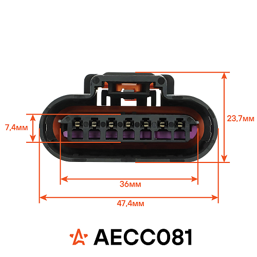 Разъём 7 pin с проводами для катушки зажигания Chevrolet, Opel