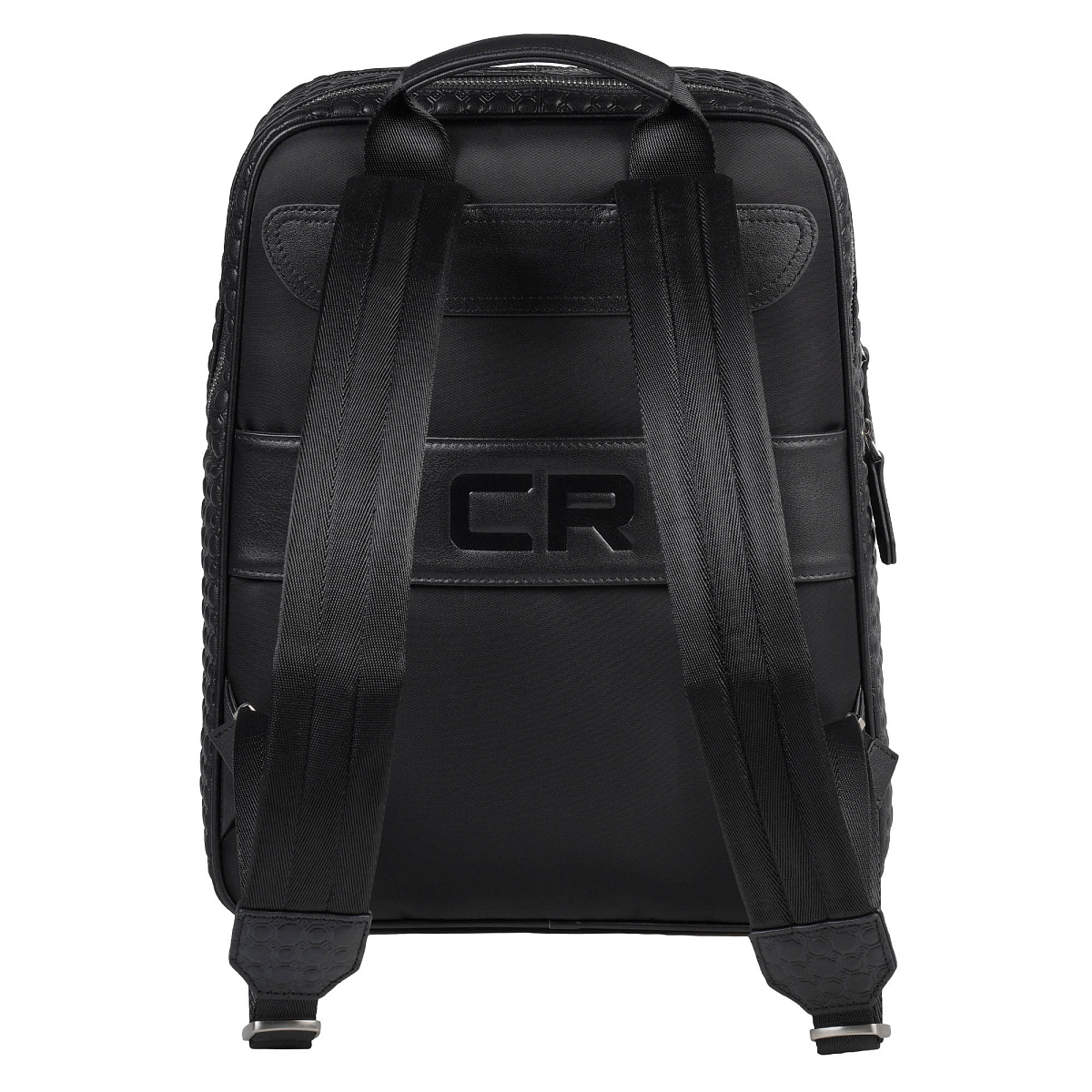 Рюкзак кожаный чёрный CR