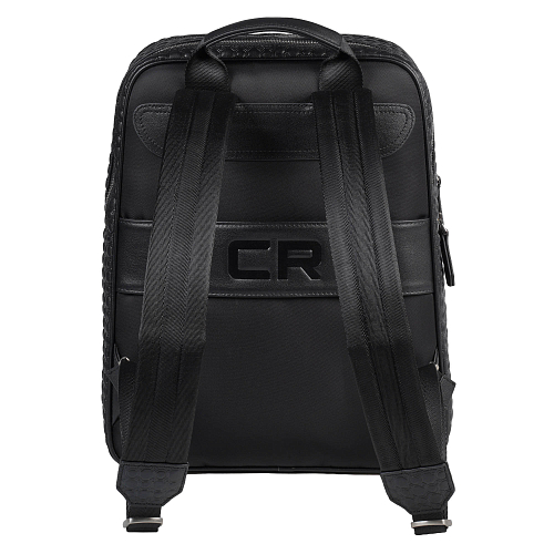 Рюкзак кожаный чёрный CR