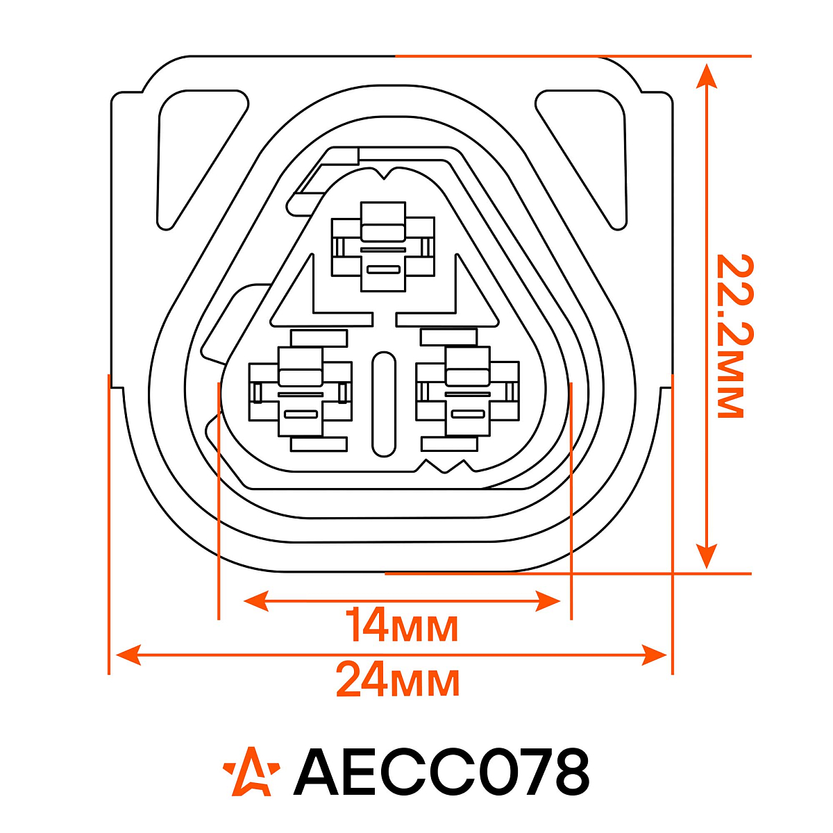 Разъём 3 pin с проводами для катушки зажигания BMW, Peugeot, Citroen