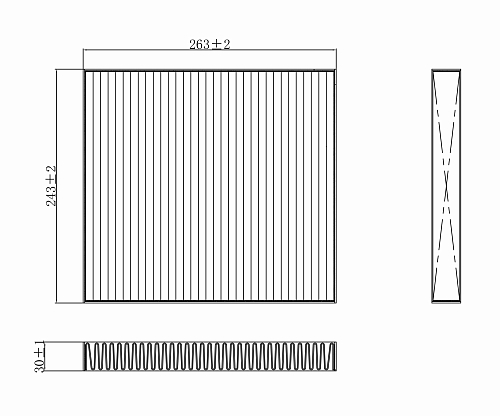 Фильтр салонный для автомобилей Jeep Grand Cherokee (10-)
