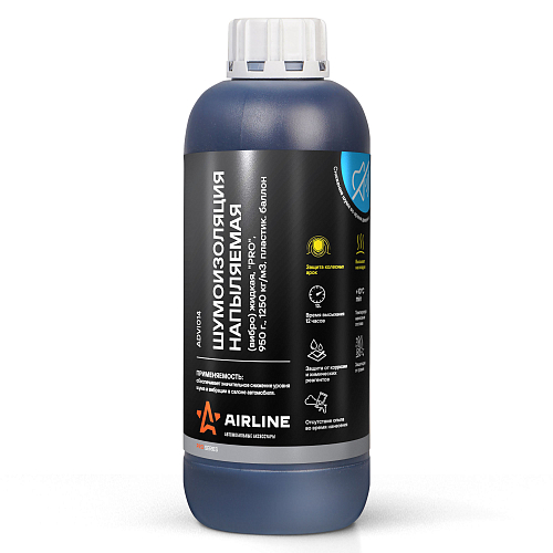 Шумоизоляция (вибро) жидкая, напыляемая "PRO", 950 г., 1250 кг/м3, пластик. баллон