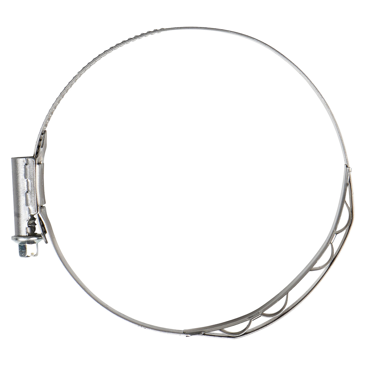 Хомут червячный 90-110/12мм с пружинной вставкой, W2 (нерж.)