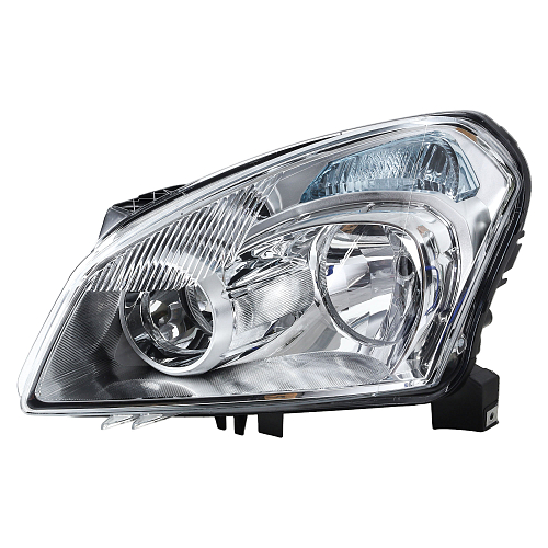 Фара для автомобилей Nissan Qashqai J10 (06-) (головного света) дорестайлинг, галоген, электрический корректор, левая
