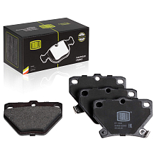 Колодки тормозные дисковые задние для автомобилей Toyota Corolla (01-)