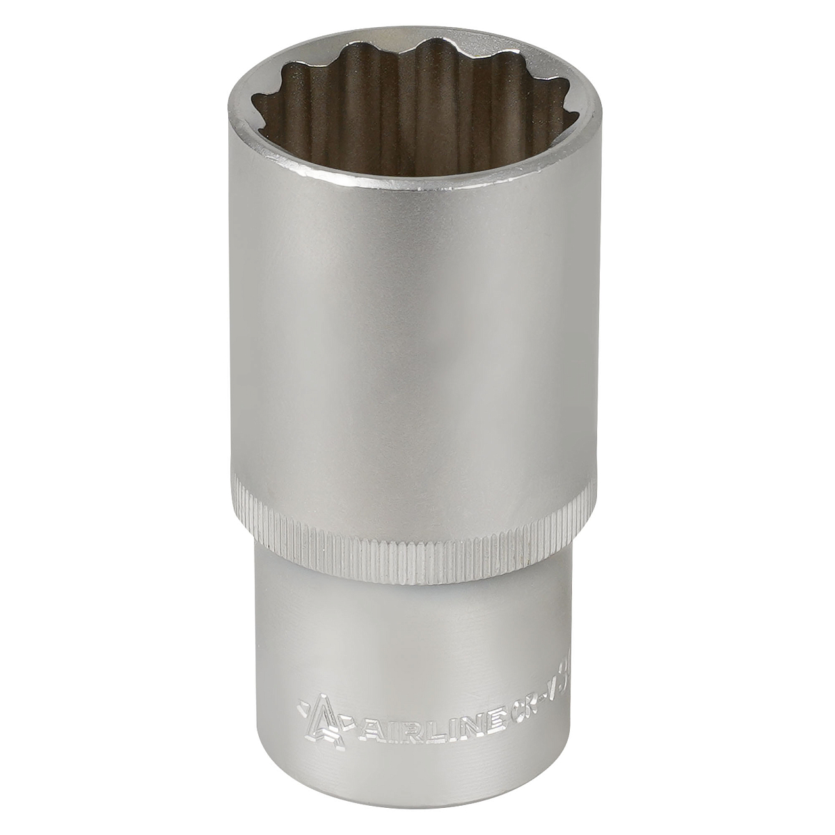 Головка торцевая 1/2"DR двенадцатигранная 30мм, L=78мм пласт.подвес