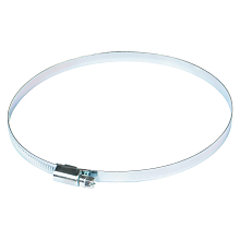 Хомут червячный 130-150/9 мм, стандарт, W1 (оцинк)