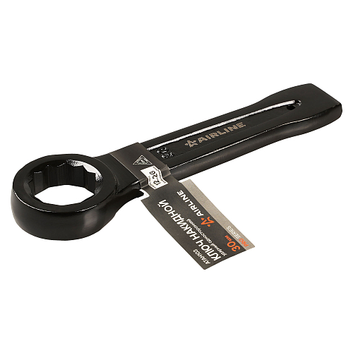 Ключ ударный накидной односторонний 30мм, L=185-200мм