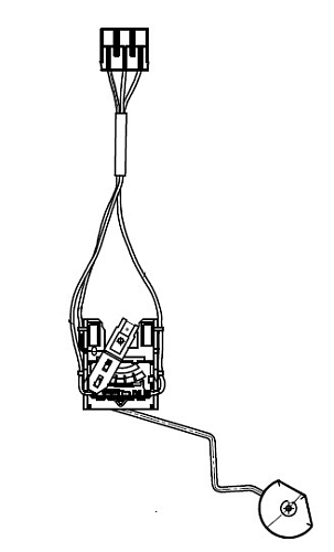Датчик уровня топлива для автомобилей KIA Rio (00-) 1.5i