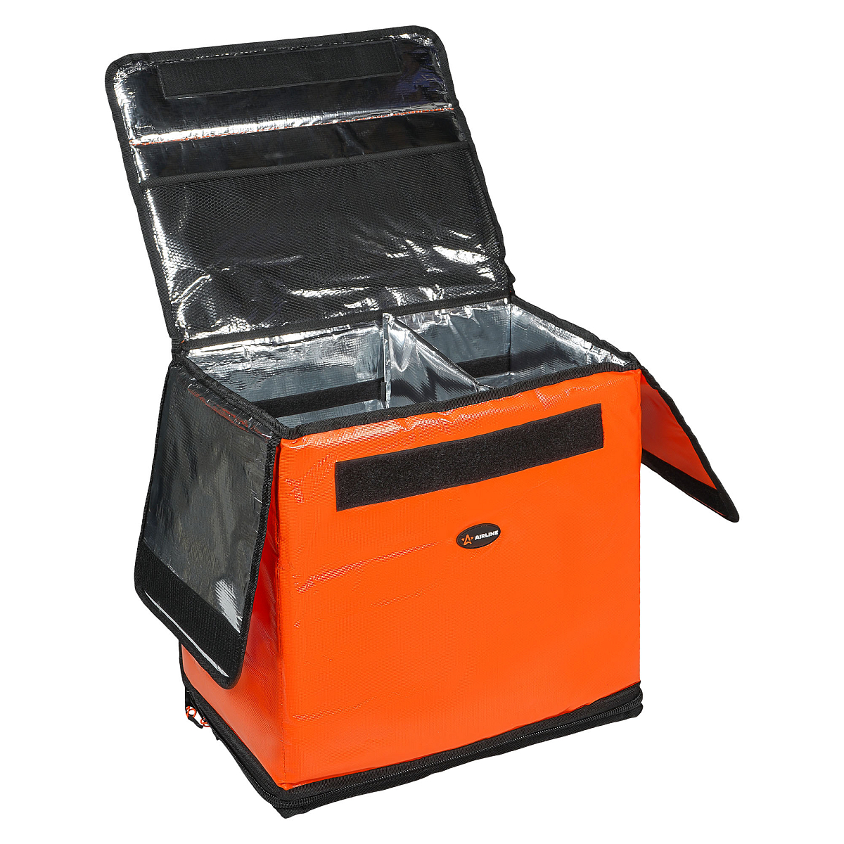 Терморюкзак (термосумка) 47л, 42*42*27см, складной, быстрый доступ, оранжевый