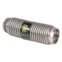 Виброкомпенсатор выхлопной трубы (Гофра) 55x230 Hydra/Wire Mesh (нержавеющая сталь)