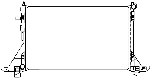 Радиатор охлаждения для автомобилей Master (10-) 2.3TD