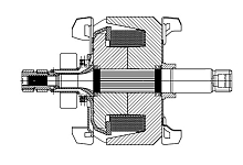 Ротор генератора для автомобилей VAG Transporter T4 (90-) 1.9D/Passat B3/B4 (88-) 1.8i