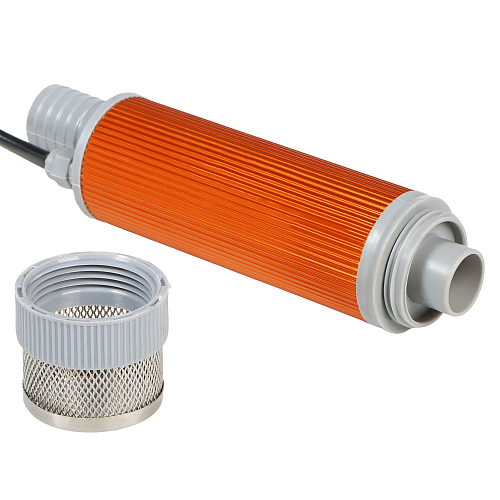 Насос перекачки диз. топлива погружной 24В, 38мм, 20л/мин, внешний фильтр