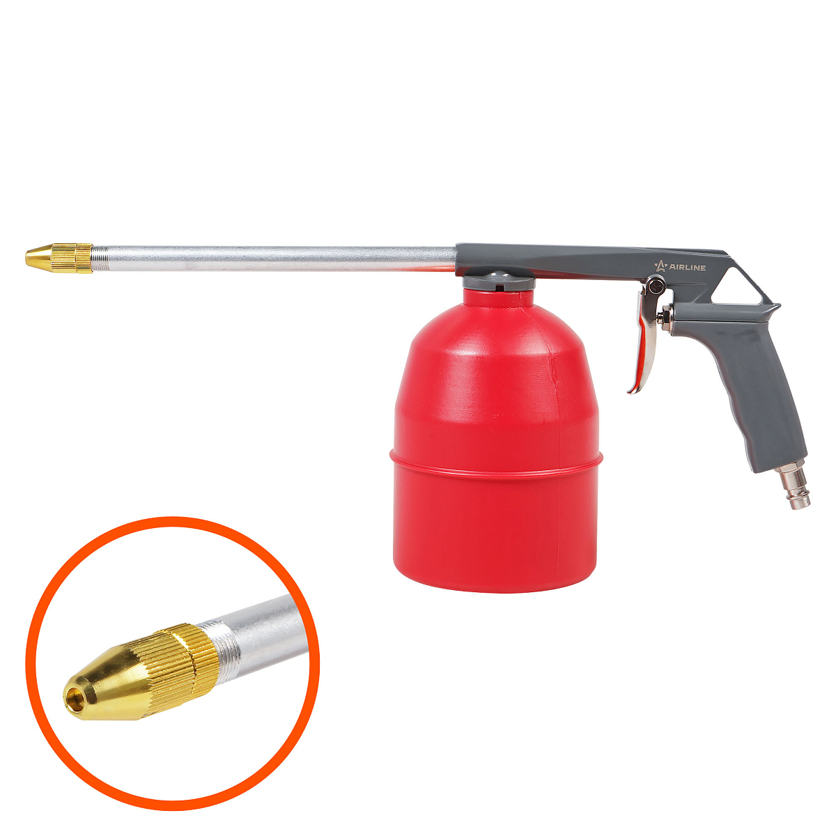 Пистолет моечный/мовильный пластик. бачок 850мл.