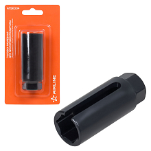 Головка разрезная для кислородного датчика, лямбда-зонда 3/8" DR шестигранная 22мм, L=80