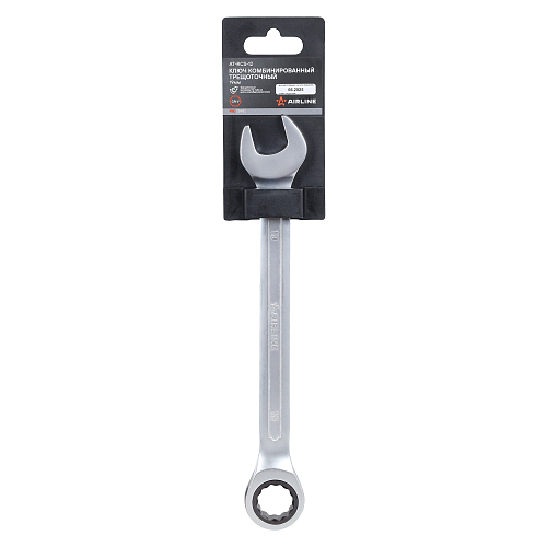 Ключ комбинированный трещоточный 19мм PRO, пласт.подвес