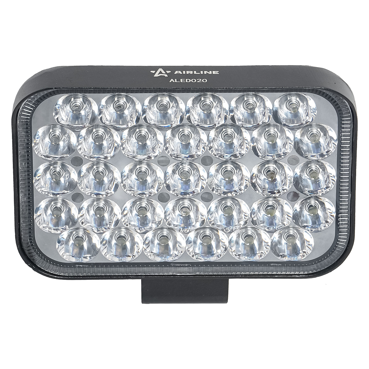 Фара светодиодная прямоугольная, 33LED, дальний свет, 33Вт, 135х95х38мм, 12/24В, PLUS