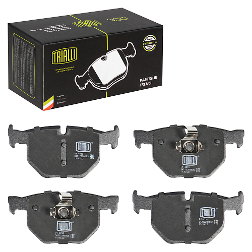 Колодки тормозные дисковые задние для автомобилей BMW 3 (E90/91/92/93) (05-) (PF 4016)