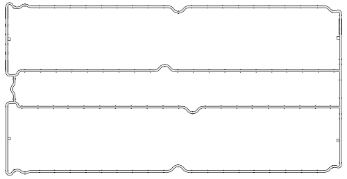 Прокладка клапанной крышки для а/м Ford Focus I (98-)/Mondeo II (96-) 1.8i/2.0i