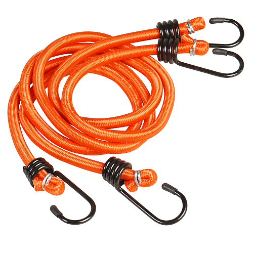 Резинки-стяжки набор 10 шт. 60 см, D-8 мм (металлические крючки)