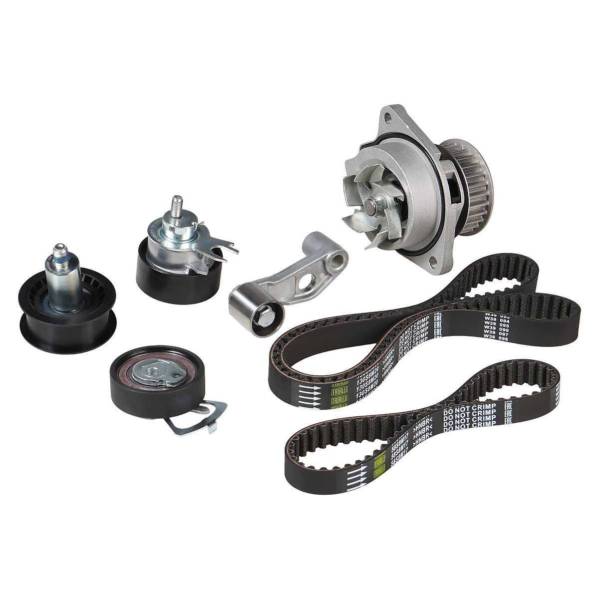 Ремкомплект ГРМ для а/м Skoda Octavia (00-)/VW Polo (10-) 1.4i (помпа/2ремня/4ролика)