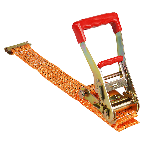 Ремень крепления груза для ЕВРОФУРЫ 5/10 т, 3,6 м, ширина 55 мм, с рельсовым креплением (крючки "ласточка")