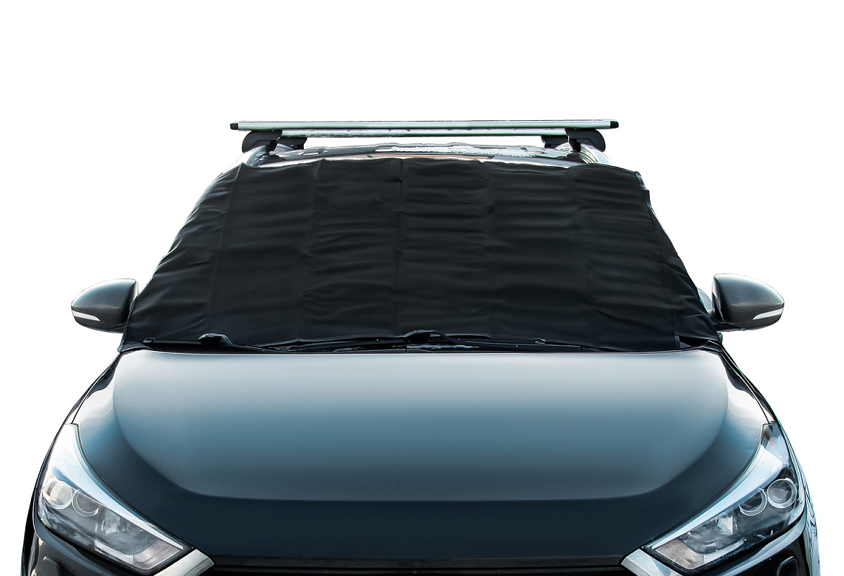 Накидка на лобовое стекло, внешняя, защита от солнца, снега и льда (100*150см) цвет черн.