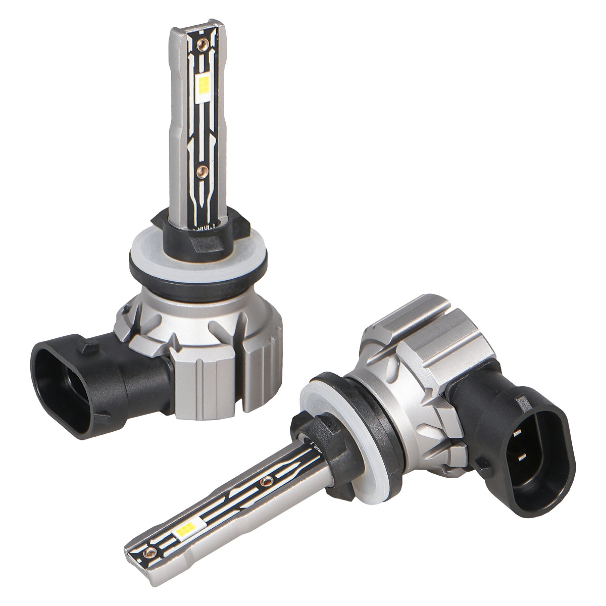 Лампа светодиодная H27 STANDARD, 17Вт, 4000Лм (2000Лм x 2), 6000К (Белый), 12В, комплект 2 шт. МП-серия