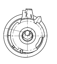 Ролик ГРМ для автомобилей Volvo XC90 (15-)/XC60 (17-) 2.0d (натяжной)