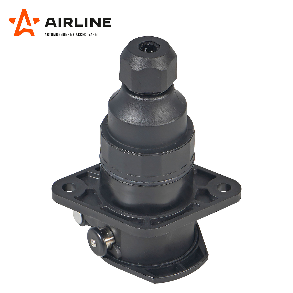 Розетка прицепа/тягача 24В 15 контактов пластик (гайка)