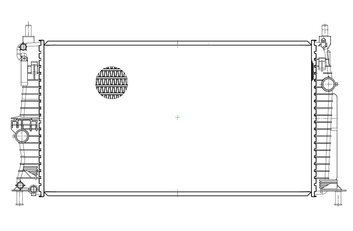 Радиатор охлаждения для автомобилей Mazda 3 (BL) (09-) AT