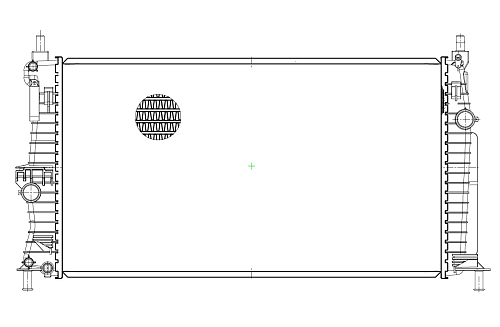 Радиатор охлаждения для автомобилей Mazda 3 (BL) (09-) AT