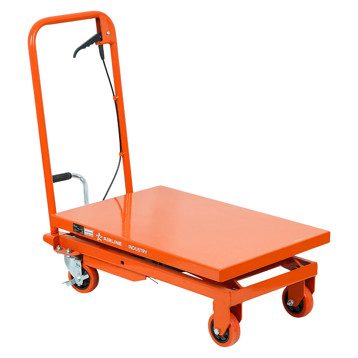 Стол подъемный гидравлический г/п 300кг 240-720мм передвижной, платформа 700x450мм