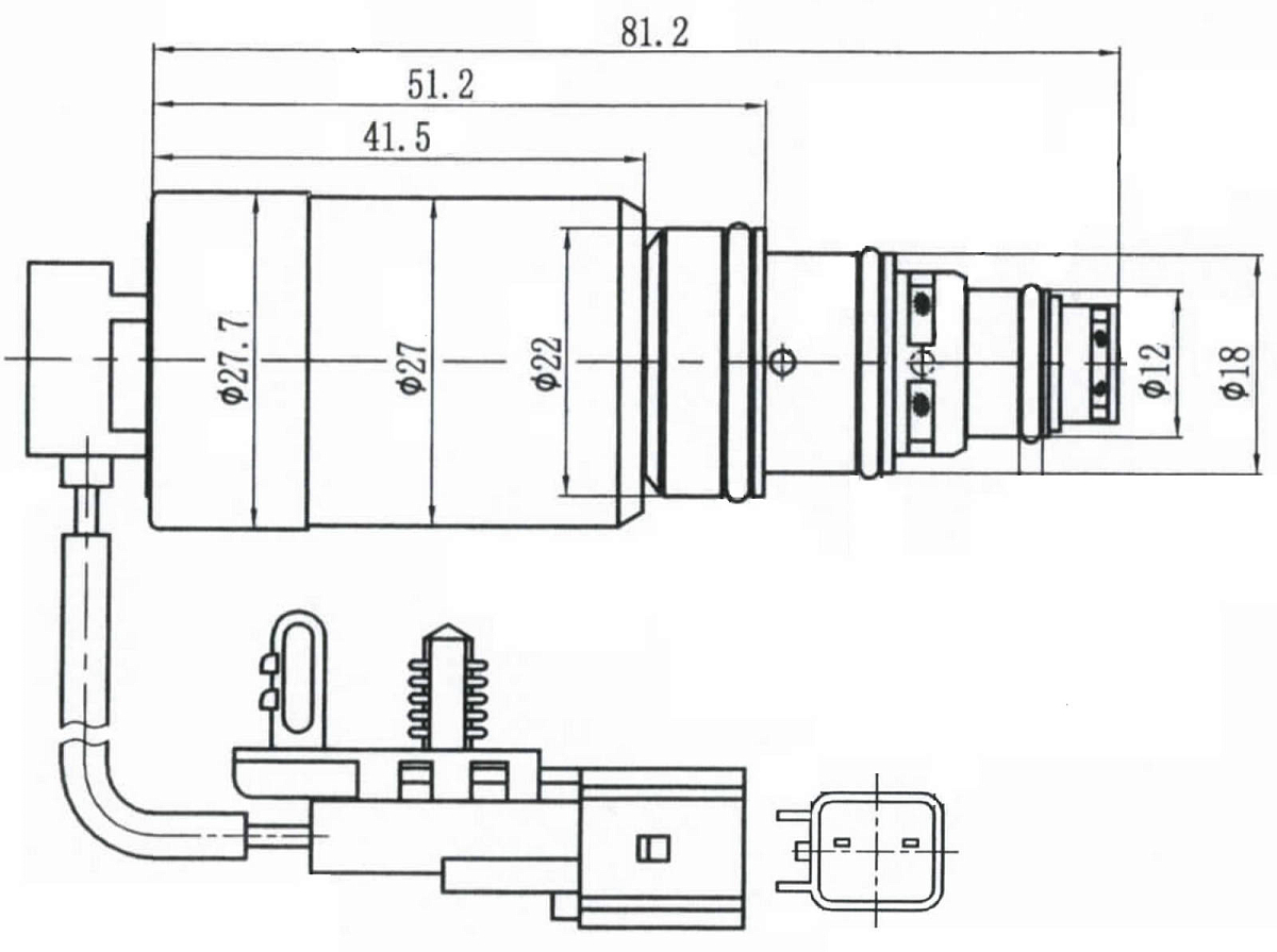 Клапан регулирующий компрессора кондиционера для автомобилей Volvo XC60 (08-)