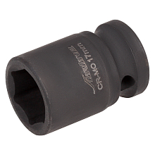 Головка ударная торцевая 1/2"DR шестигранная 17мм, L=38мм