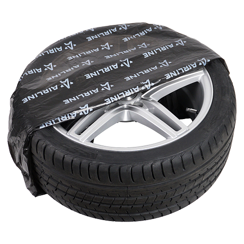 Пакеты для колес R12-22, 100шт в пакете, 110х110см, 17мкм, черн.