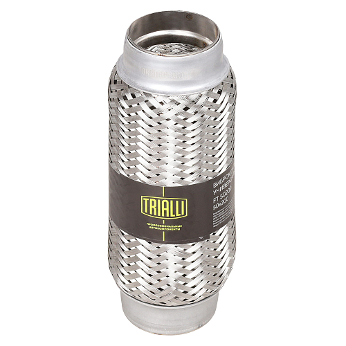 Виброкомпенсатор выхлопной трубы (Гофра) 50x200 InnerBraid (нержавеющая сталь)