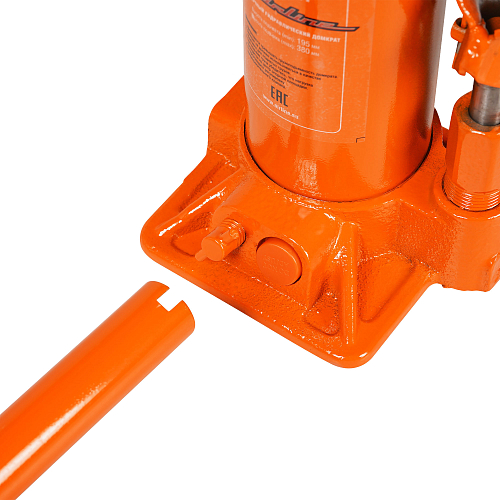 Домкрат бутылочный 4т 200-380мм, кейс