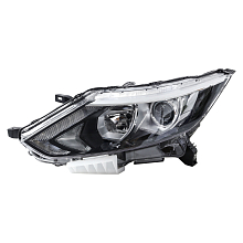 Фара для автомобилей Nissan Qashqai J11 (13-) (головного света) галоген/светодиодная, с ДХО, электрический корректор, левая