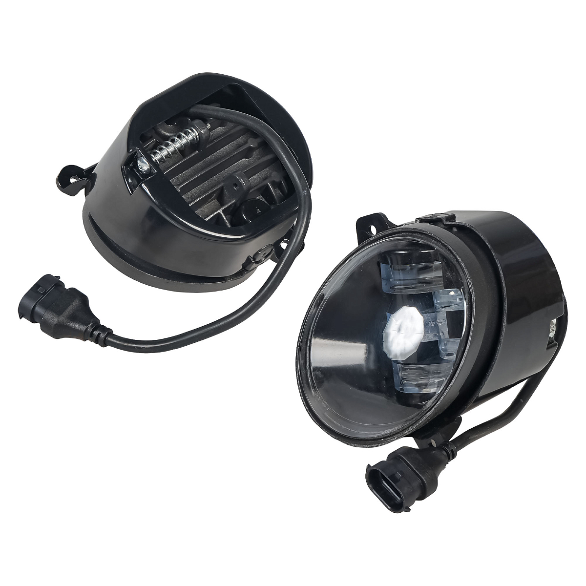 Фары противотуманные светодиодные PRO для Лада Granta, Kalina, Largus, 44Вт, H11, Белый, комплект 2 шт.