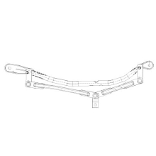 Трапеция стеклоочистителя для автомобилей BMW 5 F10 (10-)/7 F01 (08-)