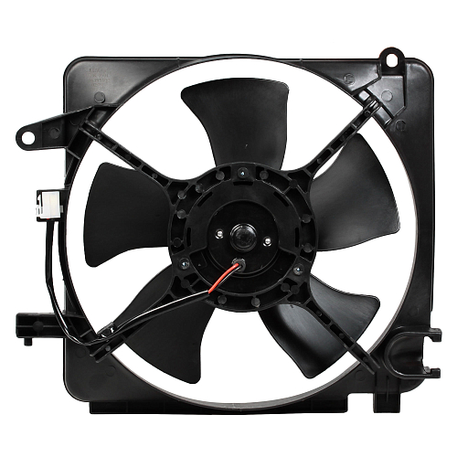 Электровентилятор охлаждения для автомобилей Chevrolet Spark M200 (05-) (с кожухом)